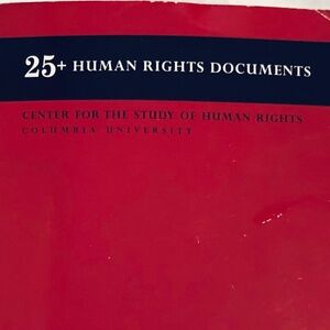 25+ Human Rights Documents paperback